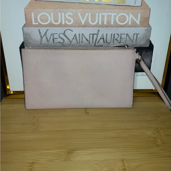 Michael Kors Sandrine Studded Large Zip Clutch.